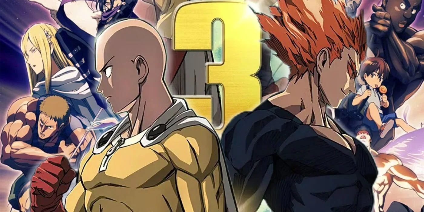Pôster da terceira temporada de One Punch Man destaca Atomic Samurai