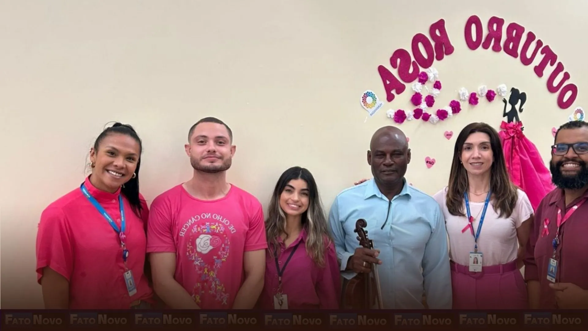 Projeto Humanizar realiza ação do Outubro Rosa no HRSM