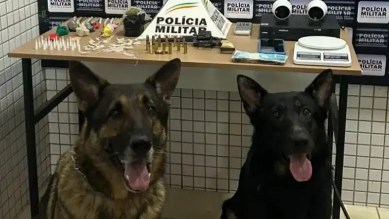 Caratinga MG – PM prende suspeito e apreende drogas, arma e recupera produtos roubados