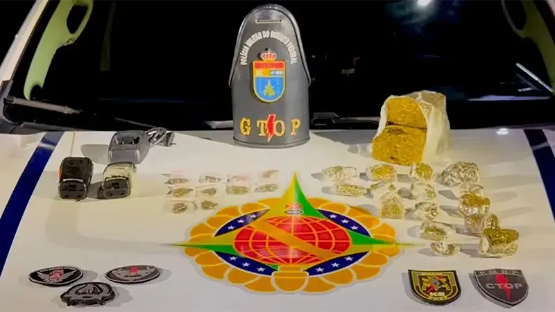 PMDF apreende entorpecentes e rádios comunicadores em Samambaia