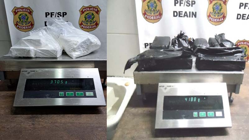 PF intercepta drogas e captura foragidos no Aeroporto de Guarulhos