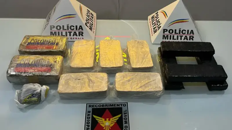 Governador Valadares MG – PM prende homem que alugou carro para transportar drogas