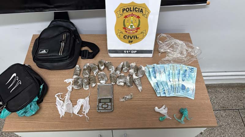PCDF prende homem por tráfico de drogas