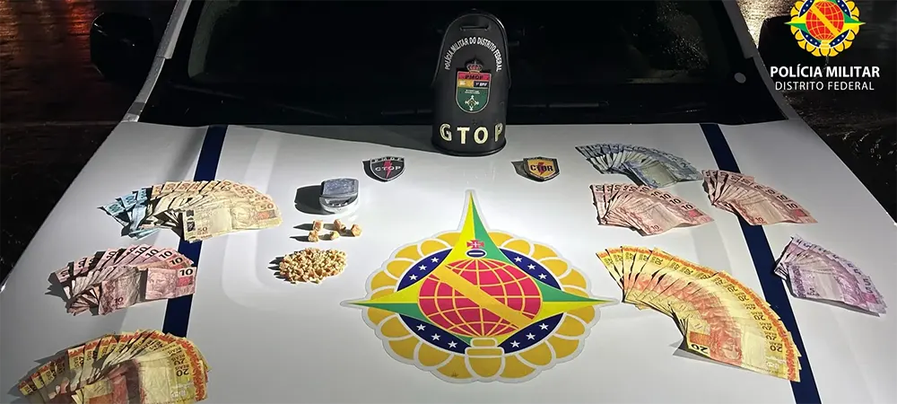 PMDF prende homem por tráfico de drogas na Asa Norte