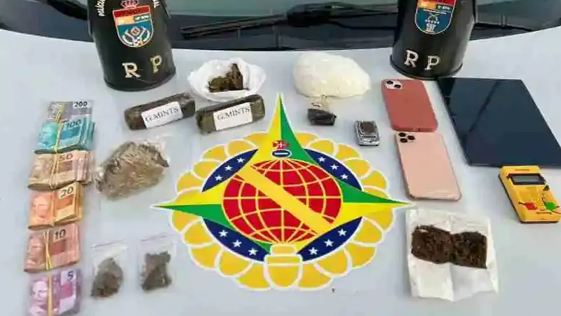 Homem é preso por tráfico de drogas nas proximidades da UPA de Samambaia