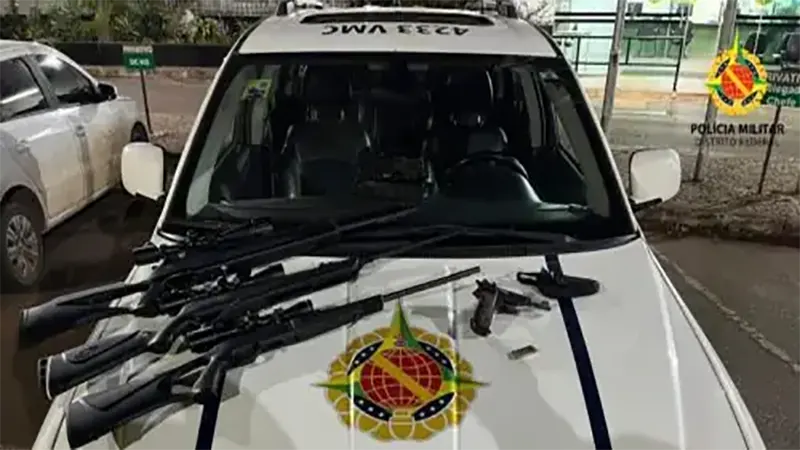 Após denúncia de violência doméstica, PMDF prende homem armado em Samambaia