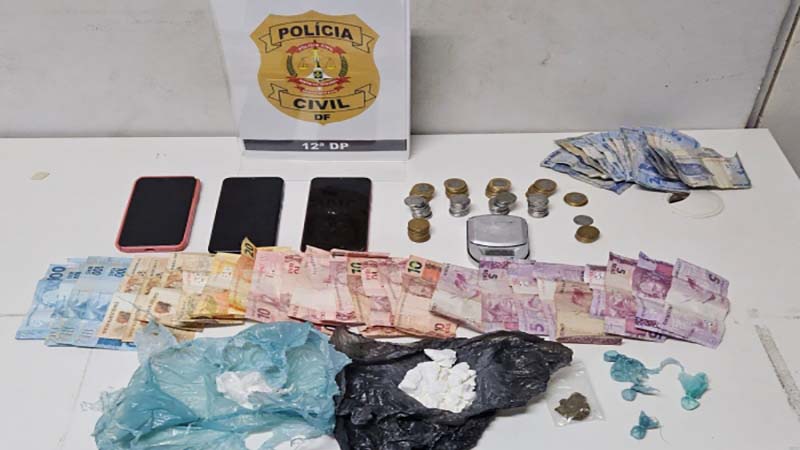 Ação integrada da 12ª DP resulta em prisão de traficantes e cumprimento de mandado de prisão preventiva