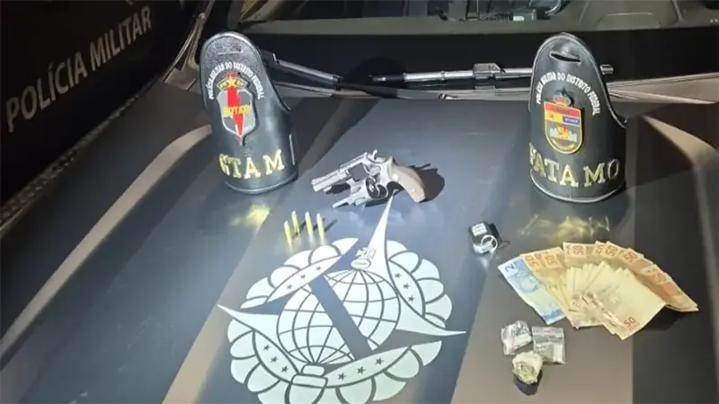 PMDF prende foragido do Sistema Prisional suspeito de ligação com o roubo de veículo em Taguatinga