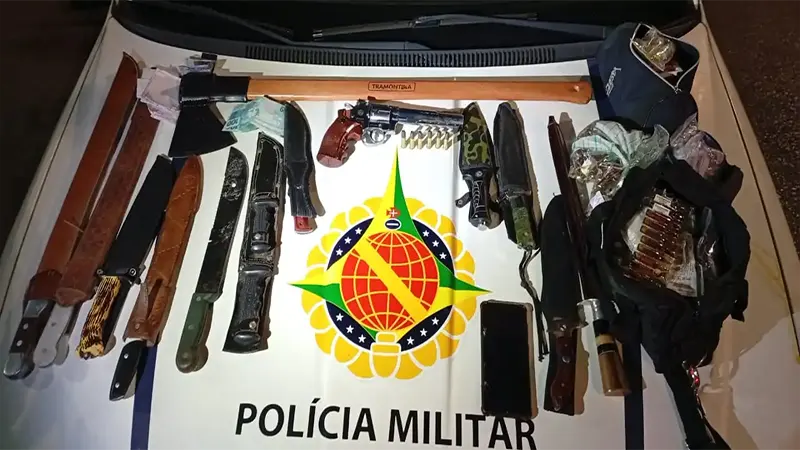 Homem em surto psicótico é contido pela PMDF em condomínio de Taguatinga