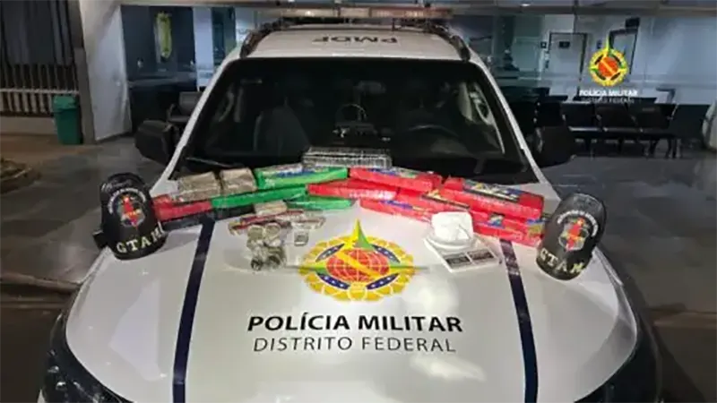 PMDF apreende mais de 12 tabletes de drogas em Ceilândia após denúncia anônima