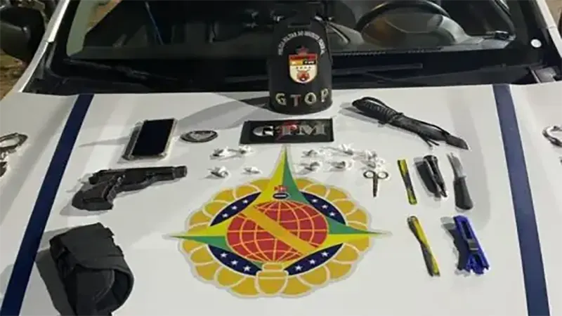 PMDF apreende dois homens com droga e simulacro de arma no Guará II