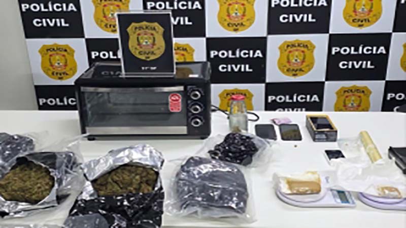 PCDF desmonta esquema de tráfico interestadual de entorpecentes