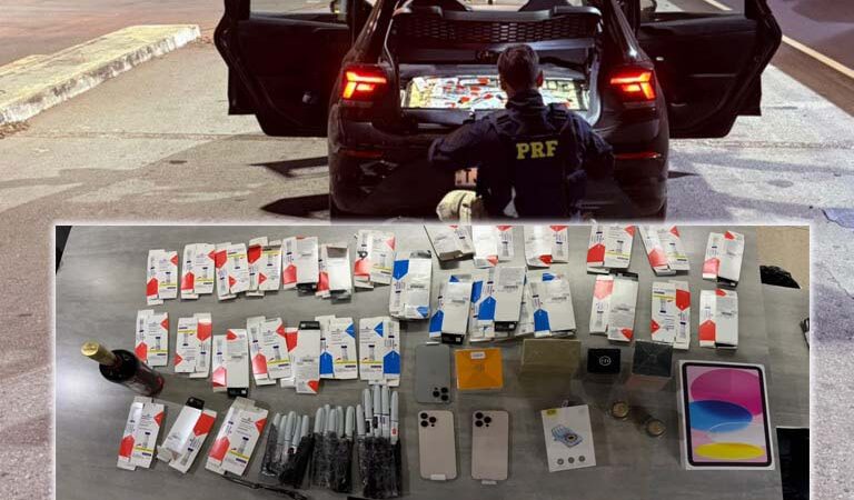 PRF apreende carga de medicamento para emagrecimento na BR-153