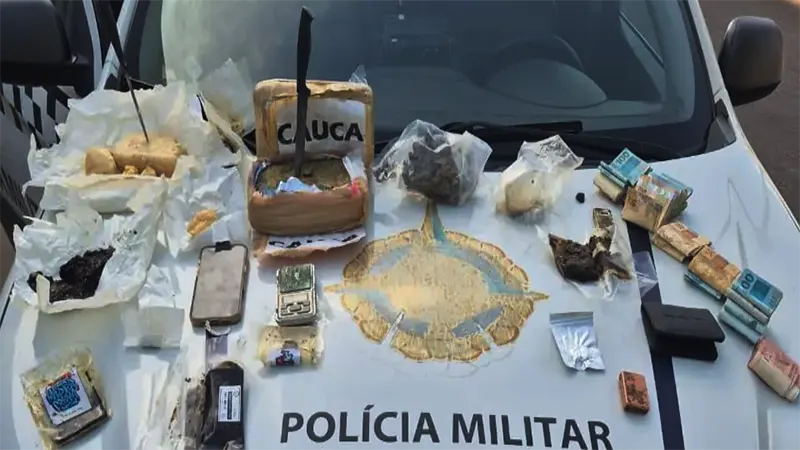 PMDF apreende grande quantidade de drogas com dois homens em Ceilândia
