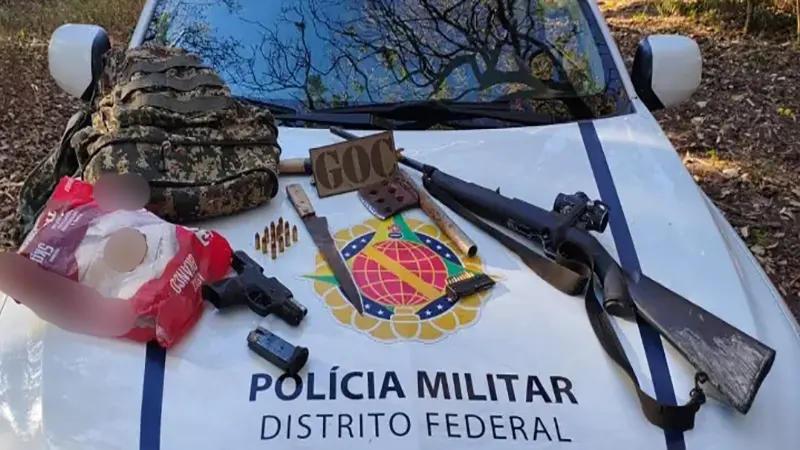 Polícia Militar Ambiental flagra caçadores armados em área de preservação em Planaltina