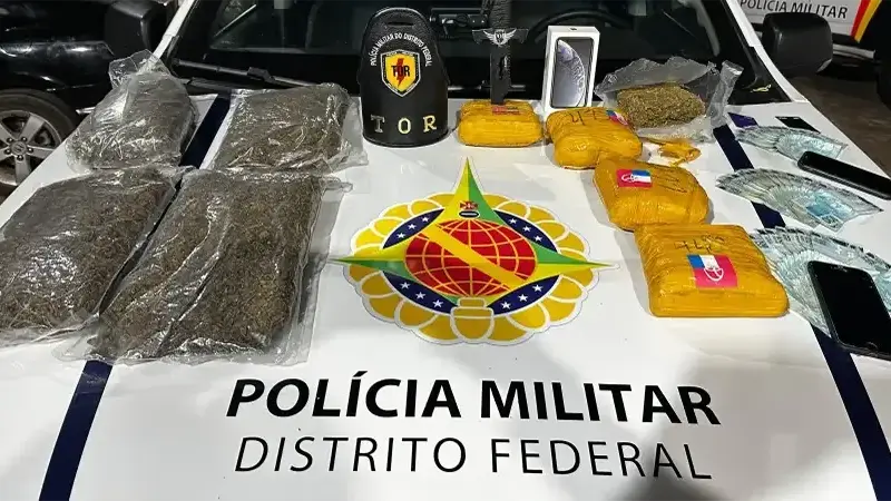 PMDF prende trio com 6kg de skank durante operação do TOR em Brazlândia