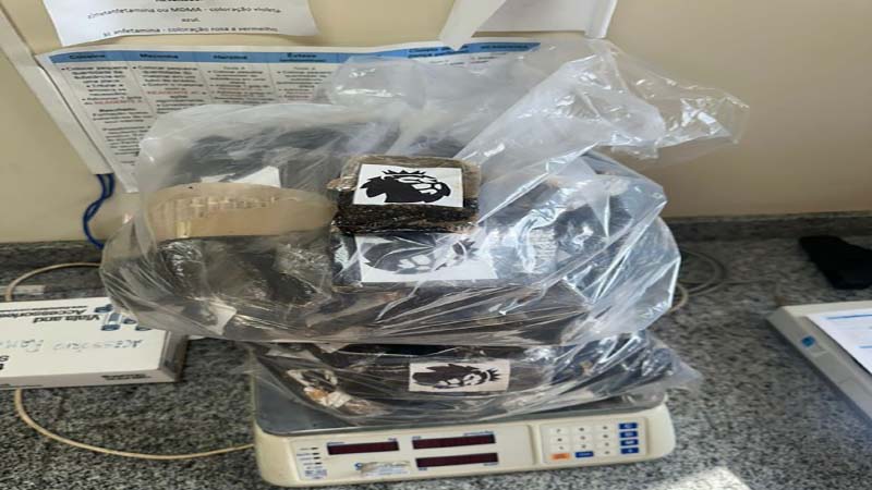 PF apreende 17kg de haxixe e prende dois paraguaios no Distrito Federal