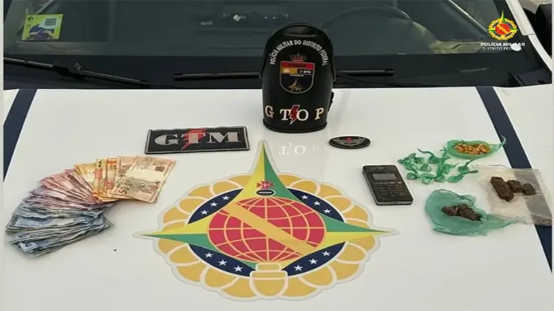 Polícia Militar prende suspeito de tráfico em invasão na Asa Norte