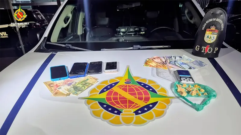 Polícia Militar apreende drogas durante busca no Itapoã