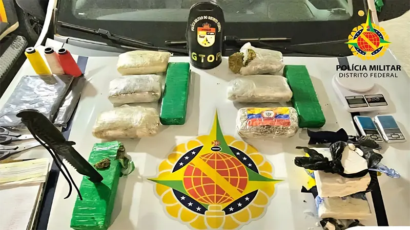 PMDF apreende grande quantidade de drogas em Sobradinho