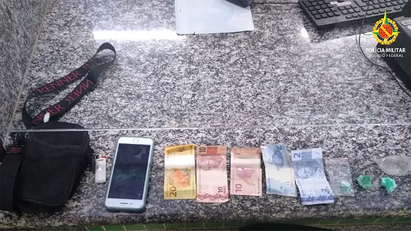 PMDF flagra adolescente com cocaína na 410 Norte