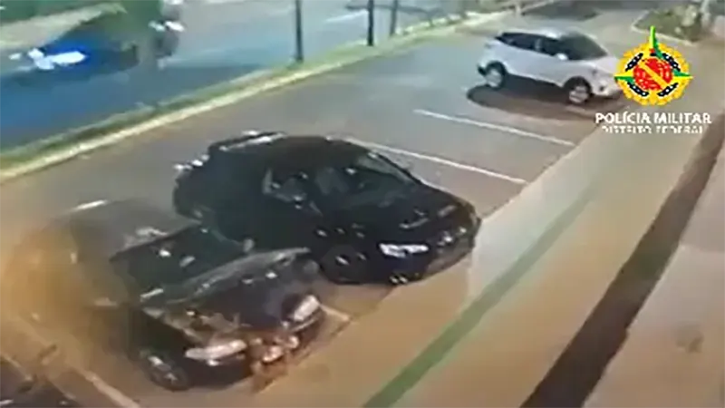 PMDF detém homem suspeito de furtar placas de veículos na Asa Norte