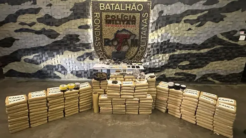 Belo Horizonte – Quadrilha atuante no tráfico de drogas e armas é presa na região nordeste de BH