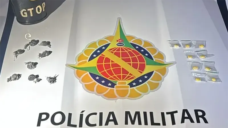 PMDF Prende homem e apreende adolescente por tráfico e Corrupção de Menores no Setor Comercial Sul