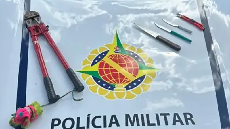 PMDF localiza objetos perfurocortantes com homem na Rodoviária do Plano Piloto