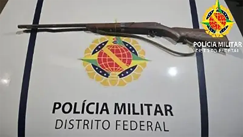 PMDF prende homem por violência doméstica e apreende arma de fogo no Areal