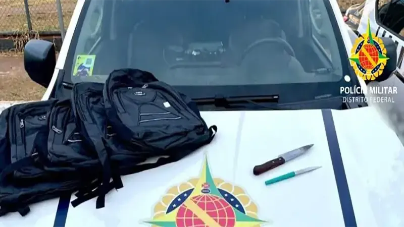 Homem é preso após tentativa de furto e ameaça com faca na Asa Norte