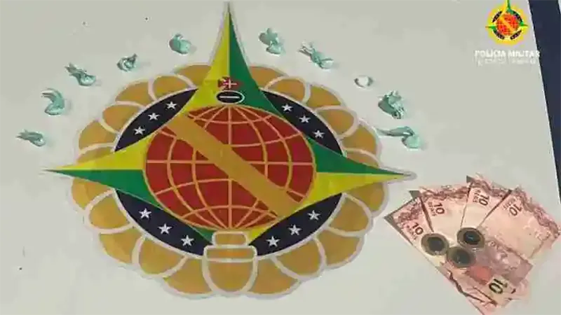 PMDF apreende porções de cocaína durante patrulhamento em Ceilândia