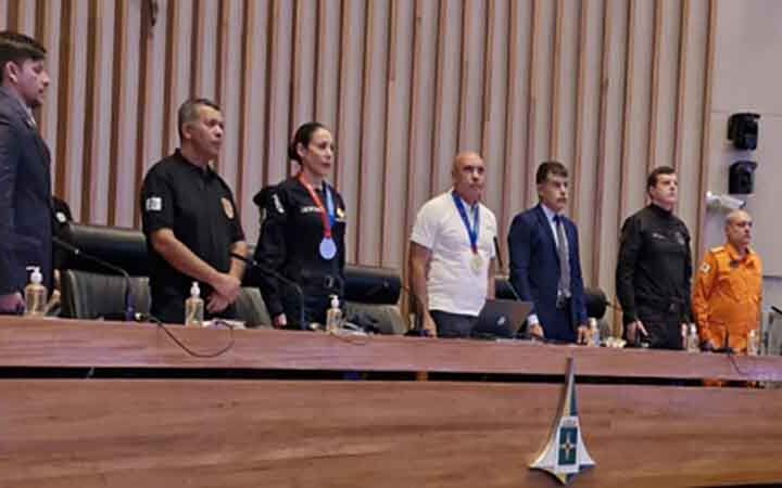 Câmara Legislativa do DF realiza sessão solene em homenagem aos atletas do World Police and Fire Games 2025
