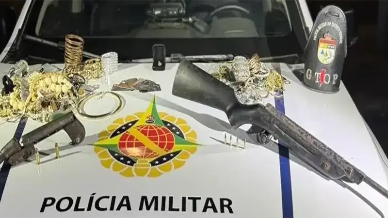 Suspeito de furtar joias no Lago Sul é detido no Paranoá