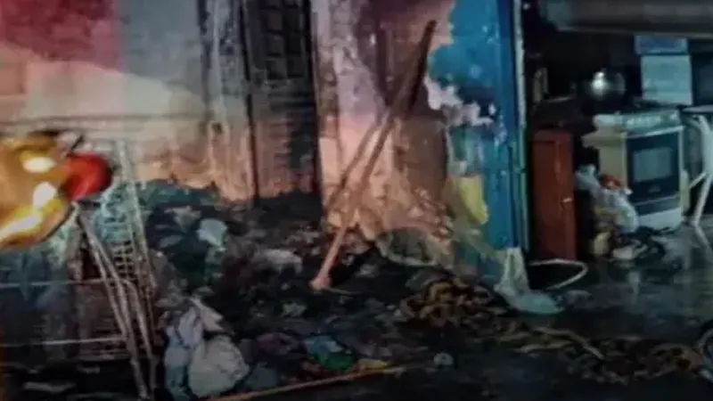 PMDF prende padrasto que incendiou casa com crianças dentro na Ceilândia