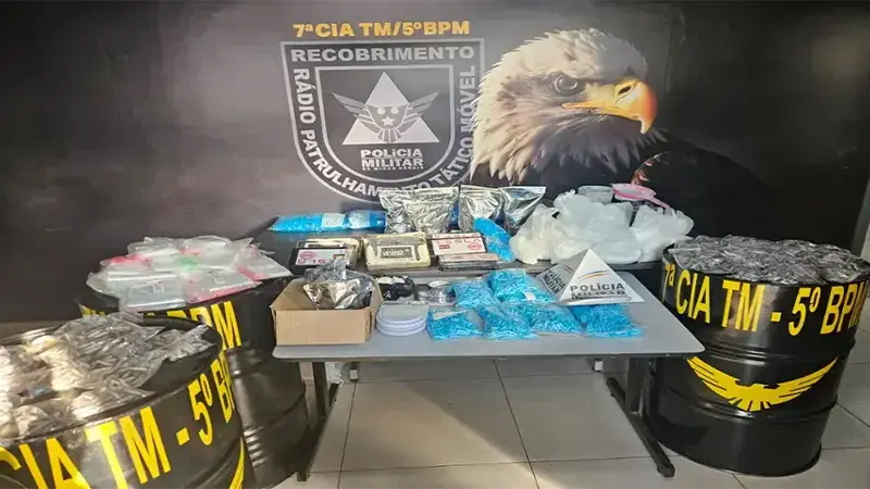 Belo Horizonte – Polícia Militar desmantela laboratório de refino de drogas no bairro Salgado Filho