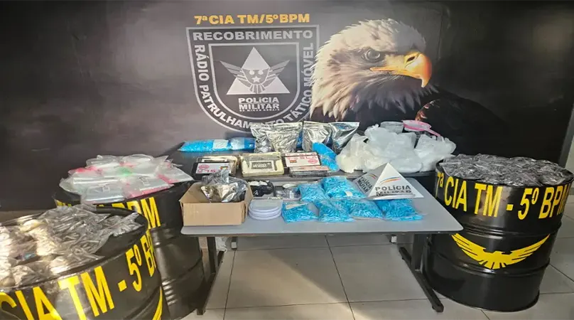 Belo Horizonte – Polícia Militar desmantela laboratório de refino de drogas no bairro Salgado Filho