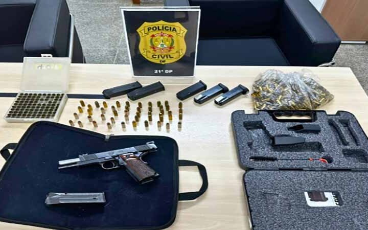 21ª DP prende homem com armamento de uso restrito