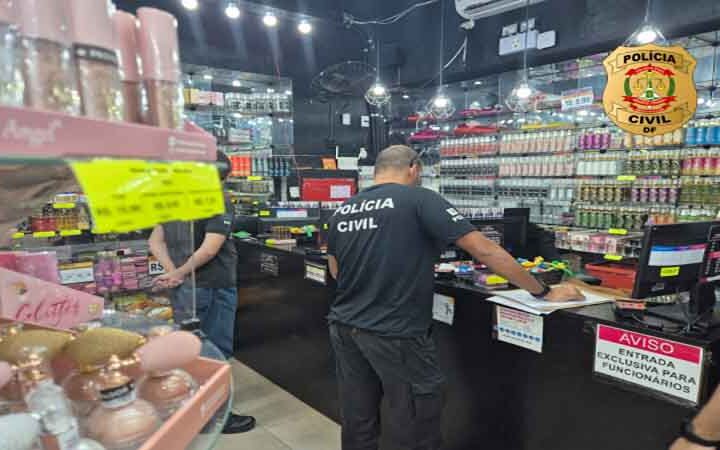 Operação Trade Dress: PCDF deflagra contra pirataria de cosméticos e apreende mais de 50 mil frascos de perfumes irregulares
