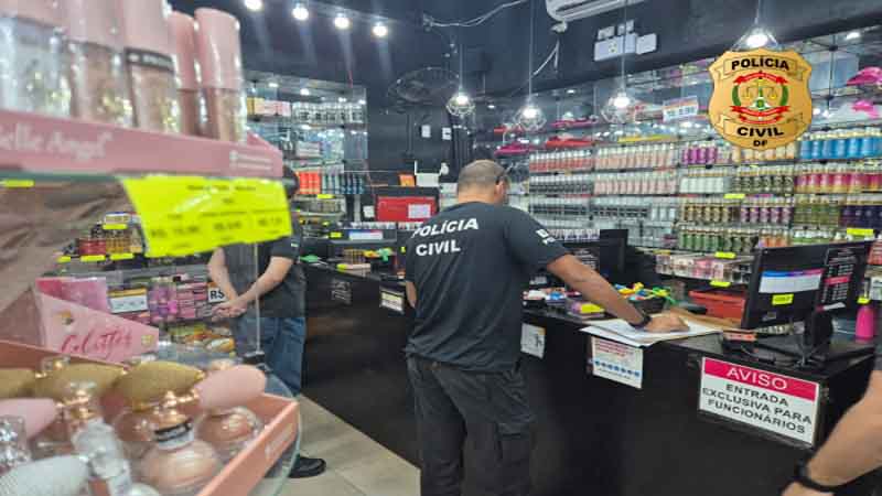 Operação Trade Dress: PCDF deflagra contra pirataria de cosméticos e apreende mais de 50 mil frascos de perfumes irregulares