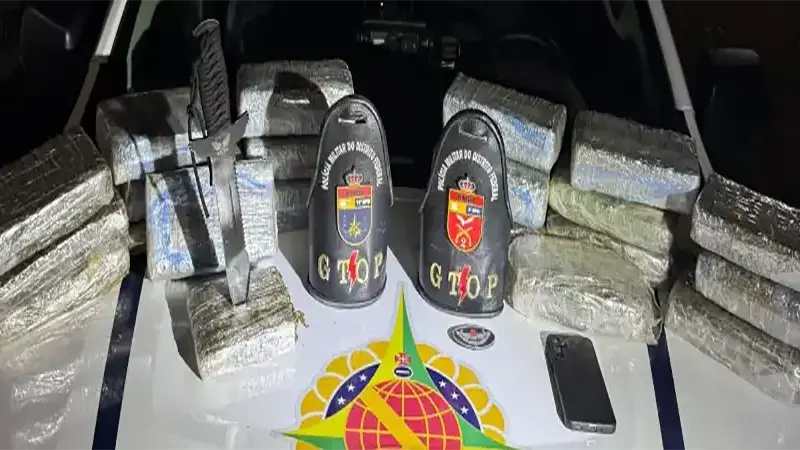 PMDF apreende grande quantidade de drogas em Taguatinga