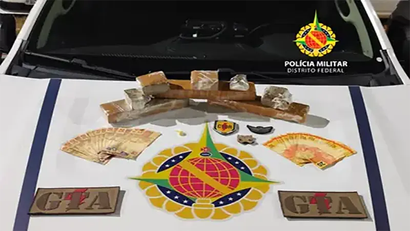 PMDF apreende 5 kg de maconha em Ceilândia