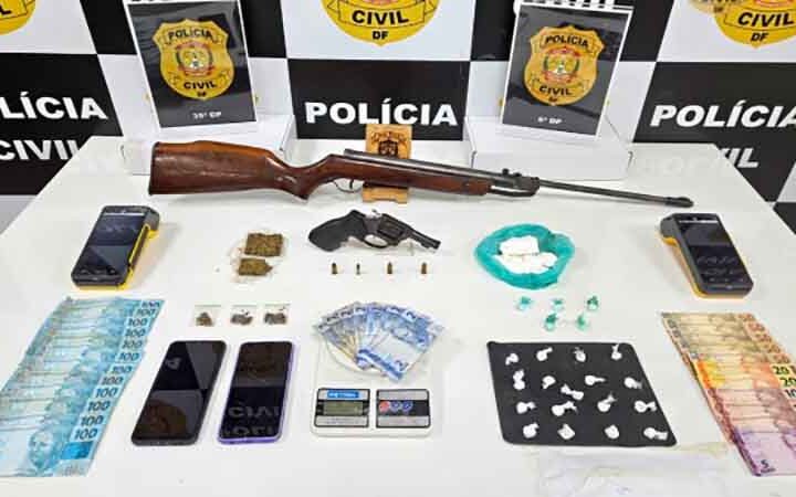 Operação da PCDF prende traficantes que abasteciam o Paranoá de cocaína