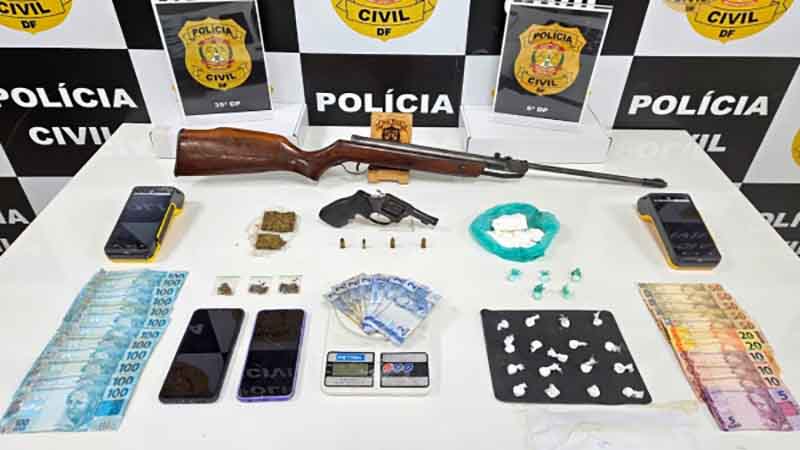 Operação da PCDF prende traficantes que abasteciam o Paranoá de cocaína