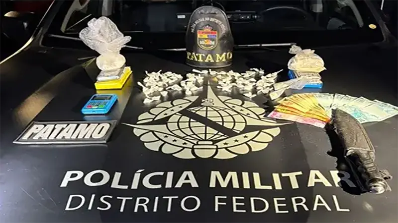 PMDF prende homem em flagrante por tráfico de drogas em santa Maria
