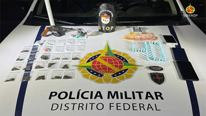 Adolescente é apreendido por tráfico de drogas no Núcleo Bandeirante