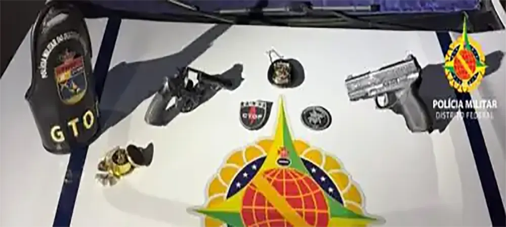 PMDF apreende arma de fogo, simulacro e entorpecentes em São Sebastião
