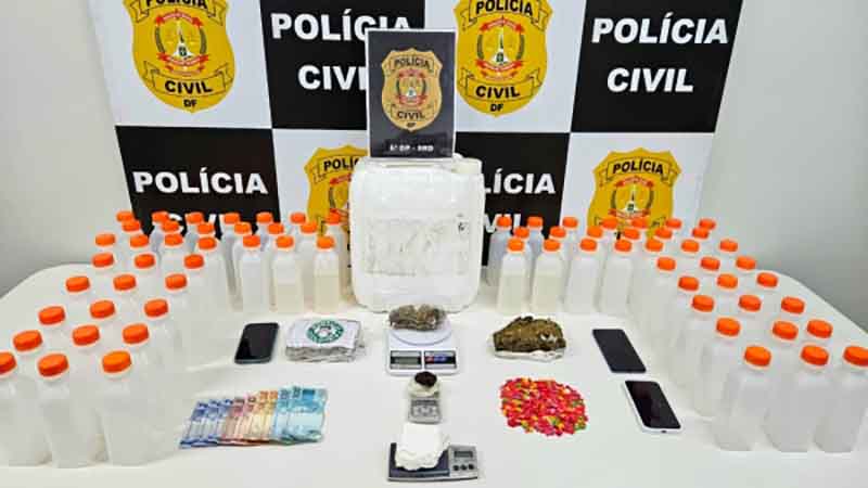 PCDF prende três homens por tráfico durante Operação Medellin no Paranoá