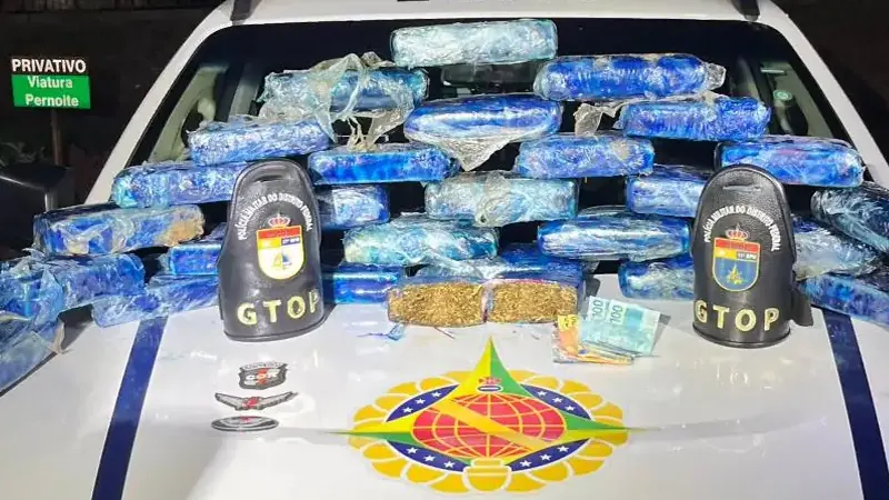 PMDF no combate ao tráfico e apreende mais de 32 kg de drogas e armas em Samambaia, Sobradinho, Paranoá e Itapoã