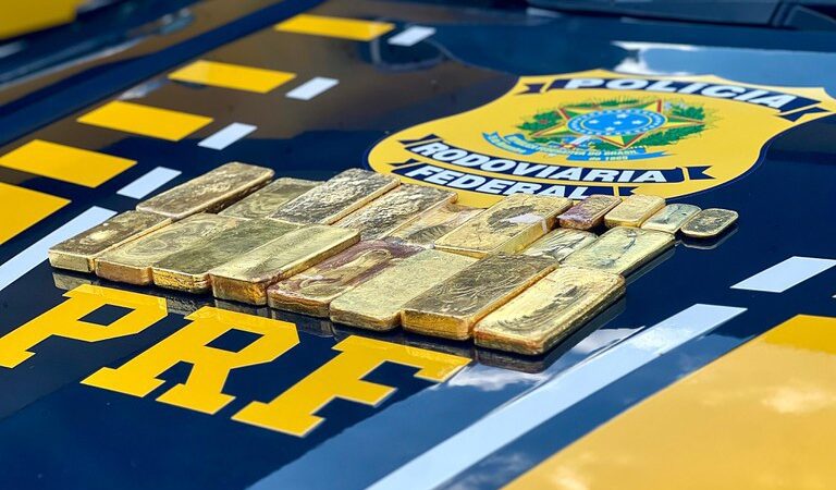 PRF apreende 11 kg de ouro ilegal na BR-174 em Roraima
